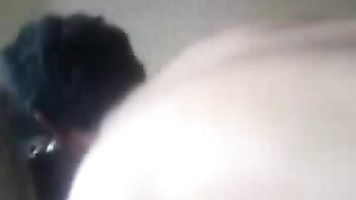 Wife getting get big boobs pressed and she jerk off her hubby cock