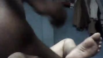 Amateur Bangladeshi housewife giving her man a blowjob before she riding on top his erect dick.