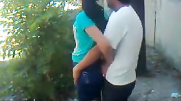 College lover outdoor sex free porn video scandal.