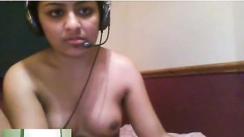 I think she likes wat she see and she is getting from her behind
