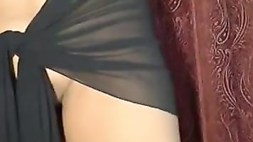 The red underwear makes it and how she plays so delicately