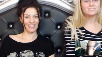 Humiliated by blonde and brunette