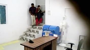 Tamil Manager fucks her tamil employee in the basement P1