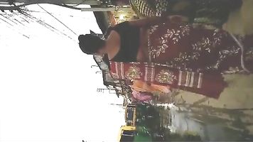Tamil huge butt aunty walk