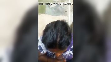 Indian Mom old Mature blowing her sons friend - Cum in mouth