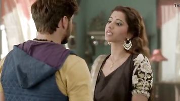 Riddhima Tiwari Hindi Serial actress Hottest Seducing Scene in Ghulaam Serial