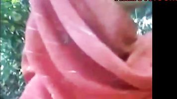 Desi Tamil Village Girl Fucked by BF in Jungle Porn Movie
