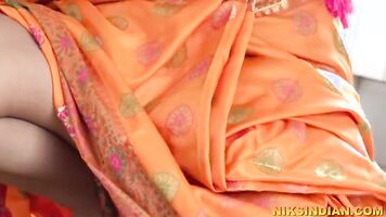 Huge Boobs Desi HOUSEWIFE mature got her cunt fucked by old man