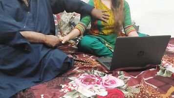 desi Stepsister Watching Porn Caught By Her Stepbrother Fucked in All Holes clear hindi voice