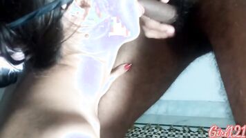 Step mommy massage and seducing