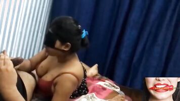 When the milf was in the room, the owner cut her cunt fiercely. with clear hindi voice