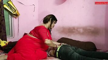 Desi Beautiful Stepmom Sex! Today I Fuck Her 1st Time!!