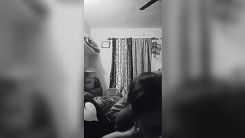 Real sex in night with lover in flashlight