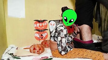 Fuck stepsister making mare on Halloween bengali Porn