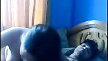 Man licking her girlfriend's pussy.