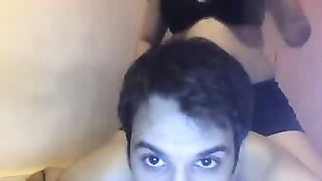 Very hot young couple sex on cam.